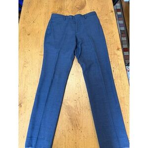 Burberry London Brown Wool Pleated Cuffed Dress Suit Pants Slacks Men's 32x30